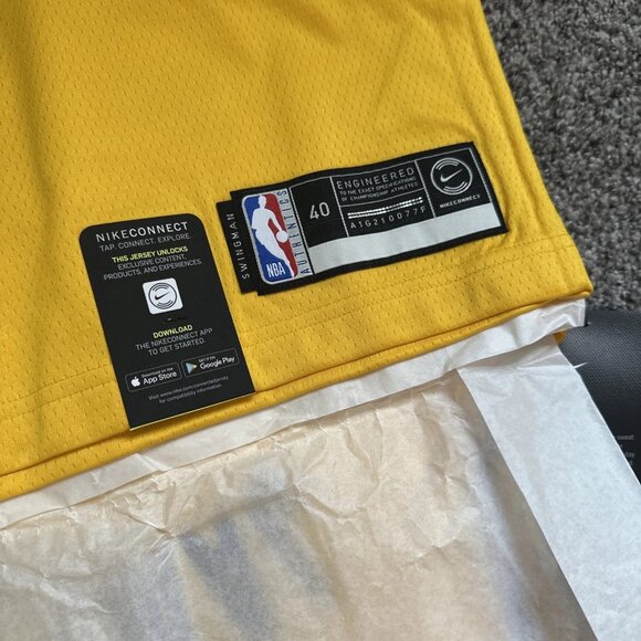 Nike NBA Lakers Jersey LeBron James Edition Swingman AA7099-741 Size Small - Picture 9 of 11